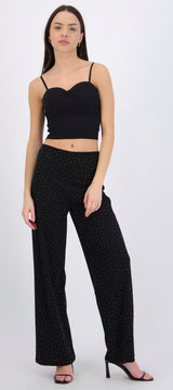 Pantalón detalle brillos