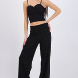 Pantalón detalle brillos
