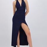 Vestido mini brillos copas