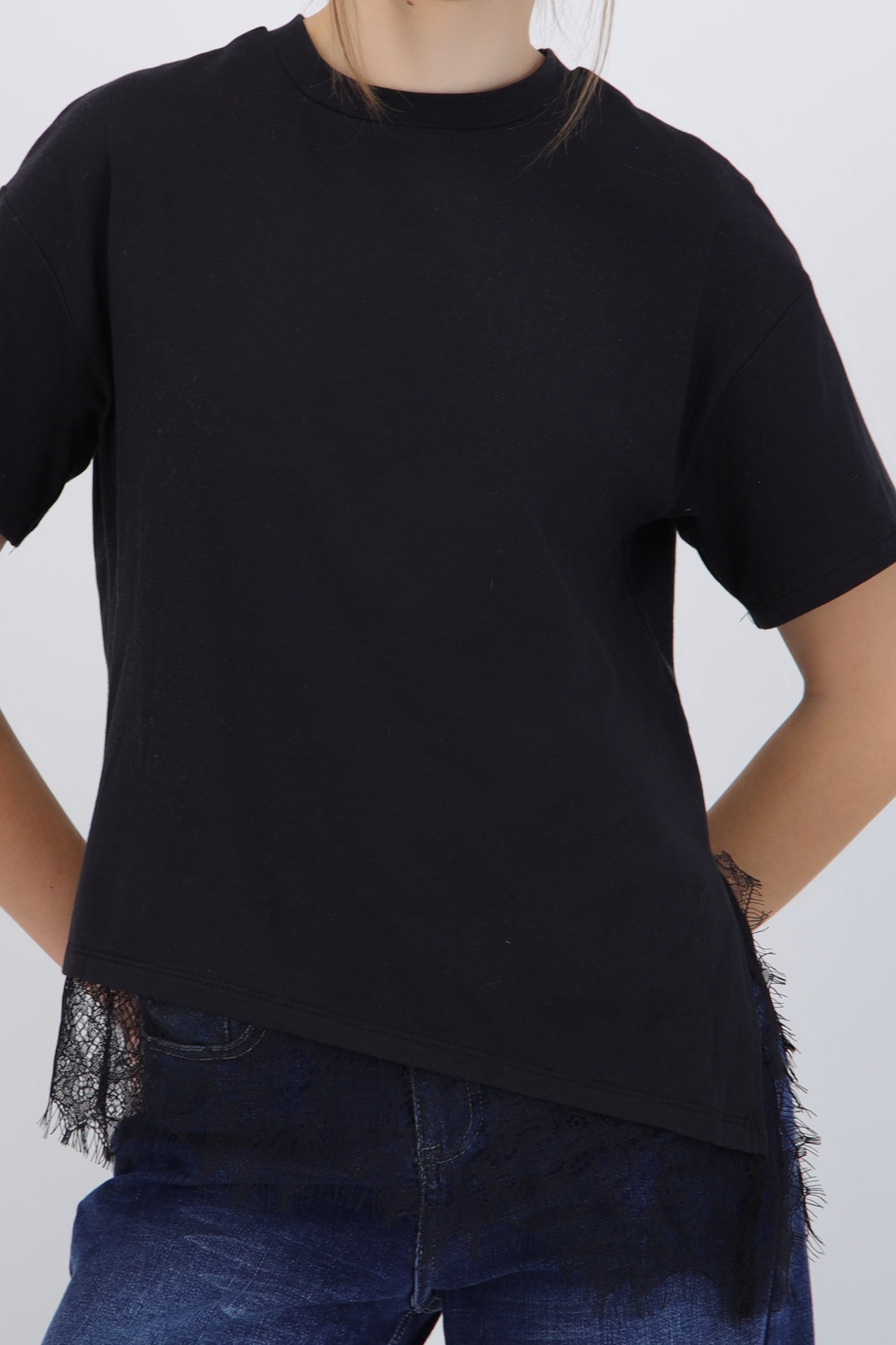 Tshirt detalle encaje