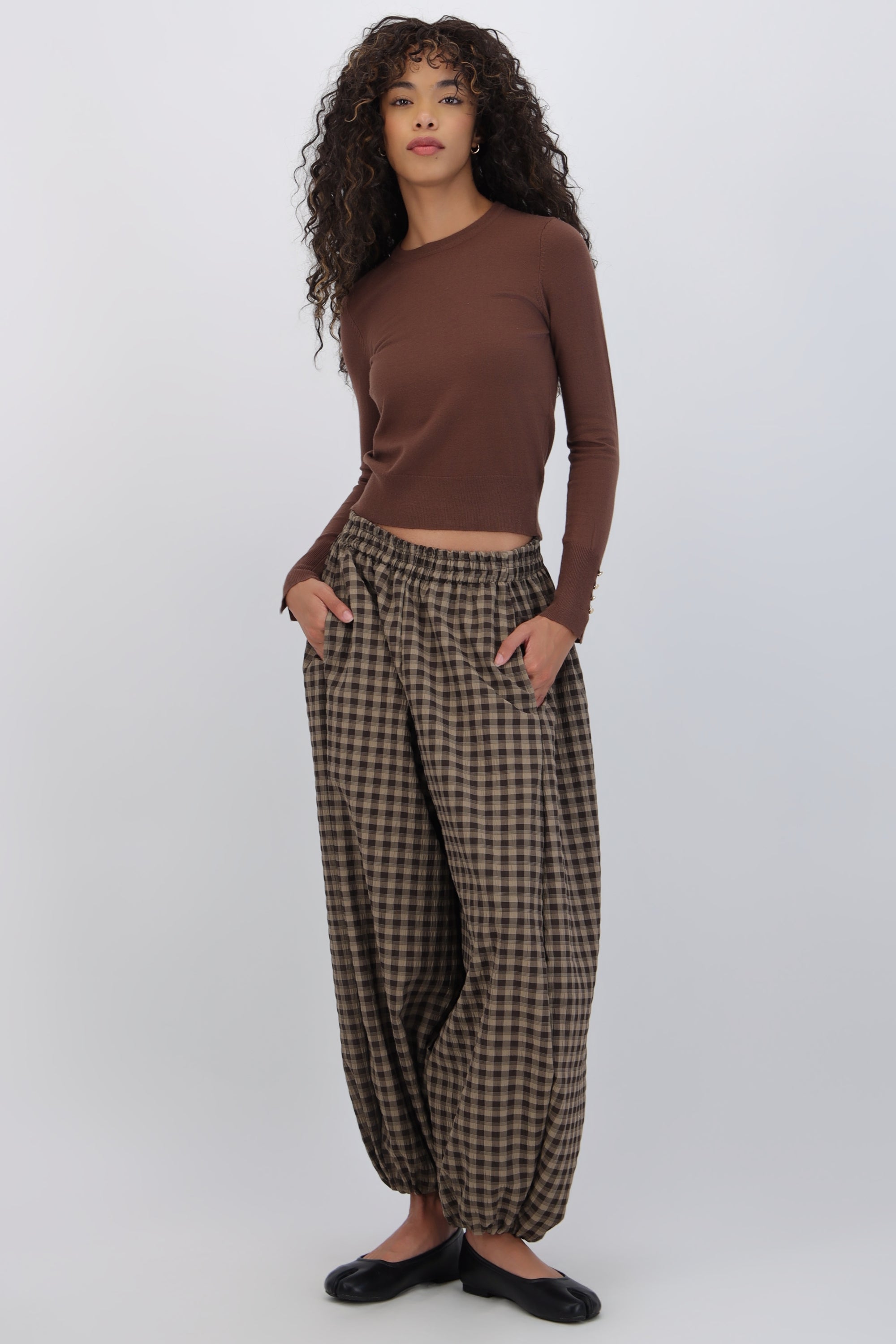 Pantalon fluido balloon
