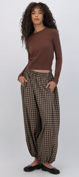 Pantalon fluido balloon