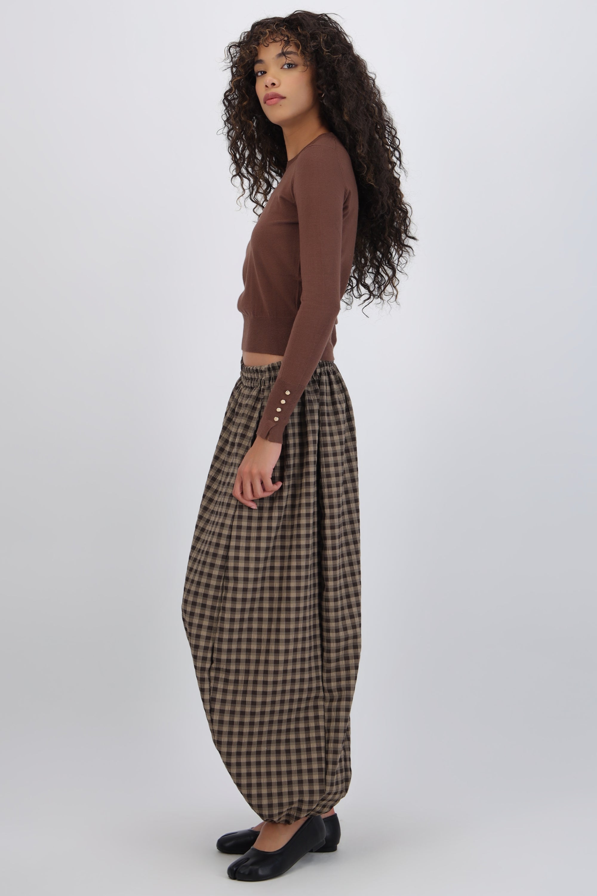 Pantalon fluido balloon