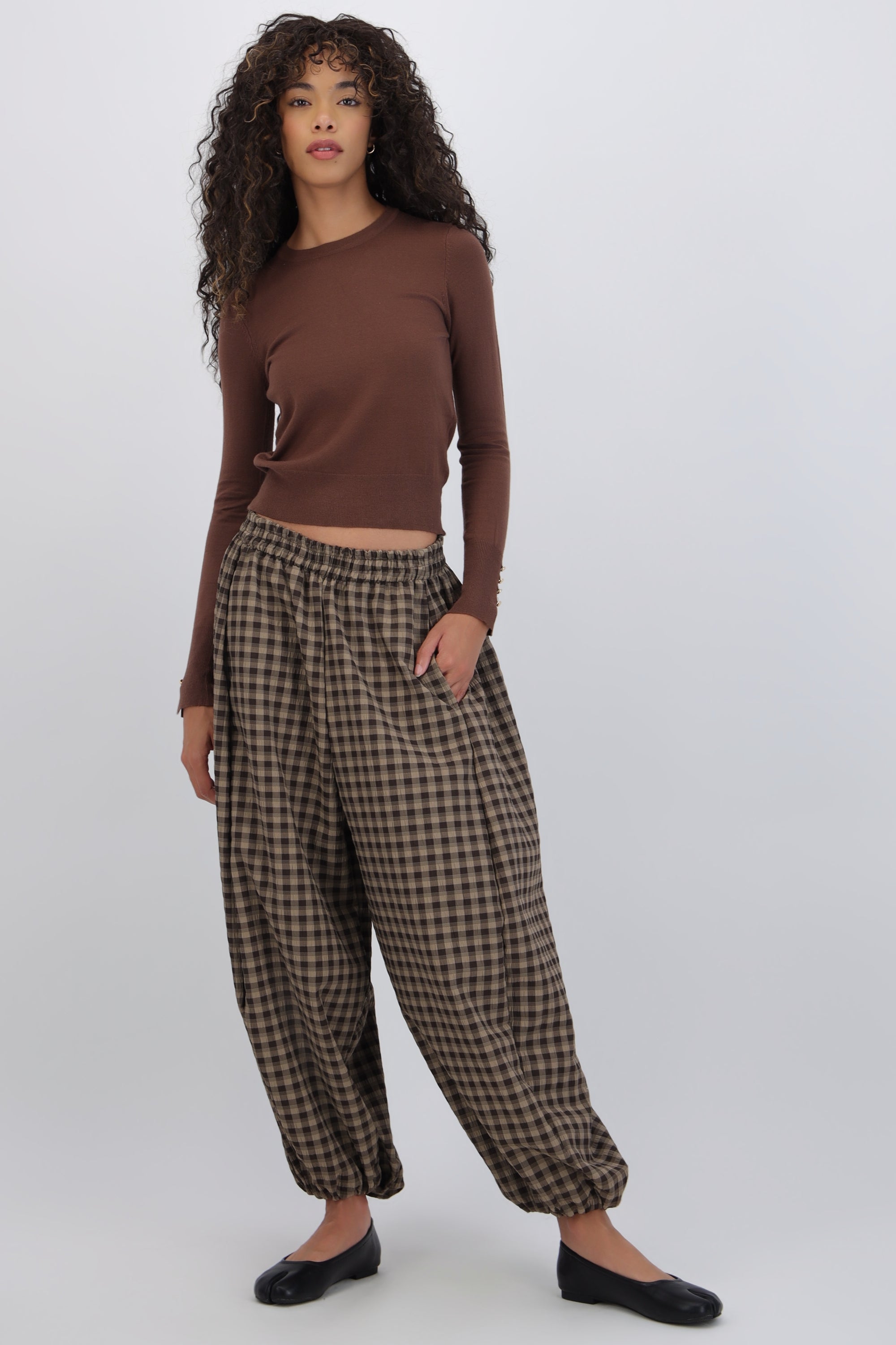 Pantalon fluido balloon