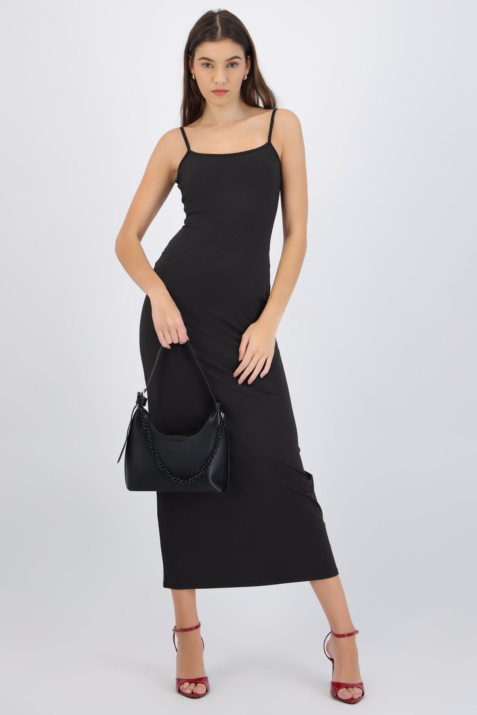 Vestido maxi tirantes
