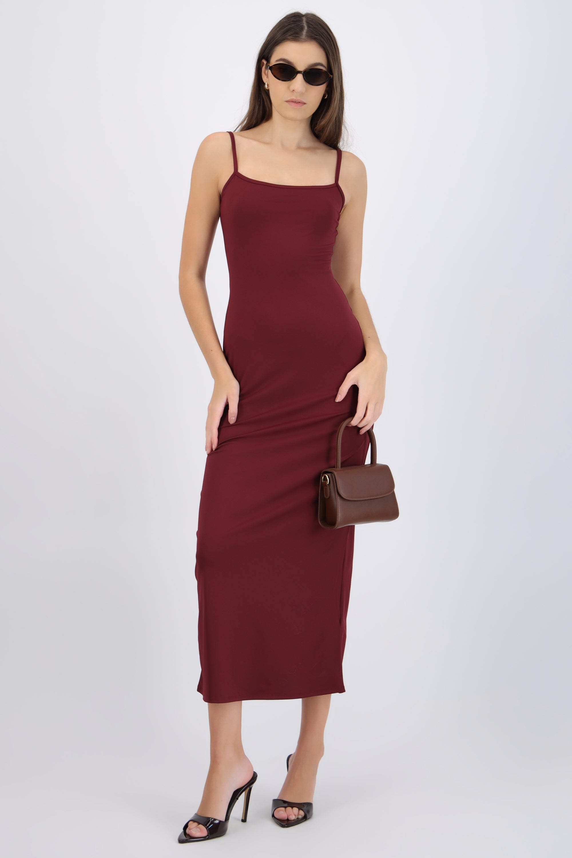 Vestido maxi tirantes
