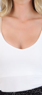 Bodysuit liso tirantes