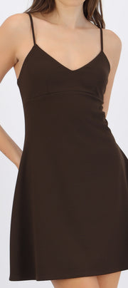 Vestido mini tirantes escote v