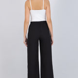 Pantalón wide leg básico