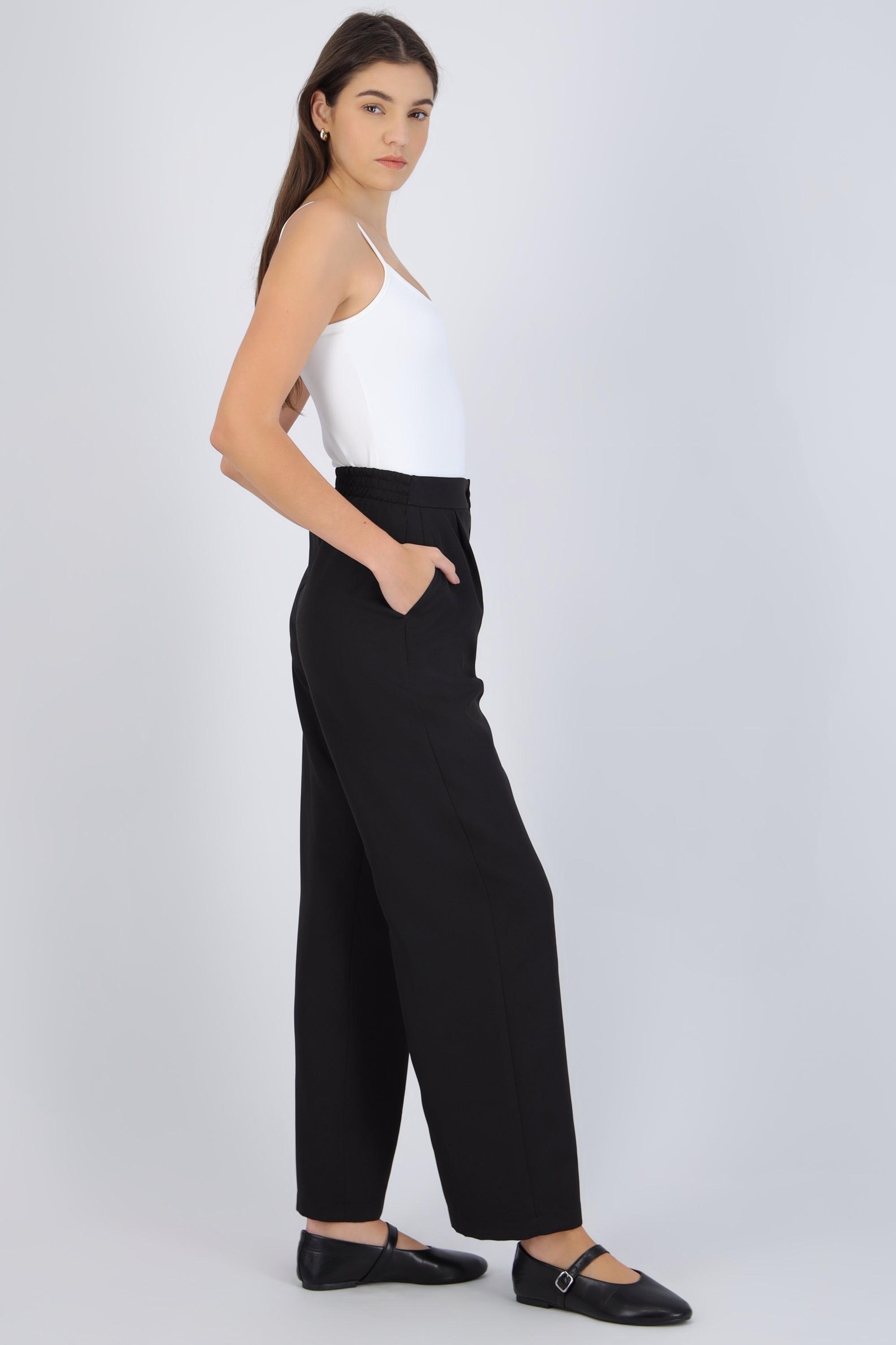 Pantalón wide leg básico