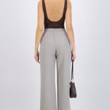 Pantalón wide leg básico
