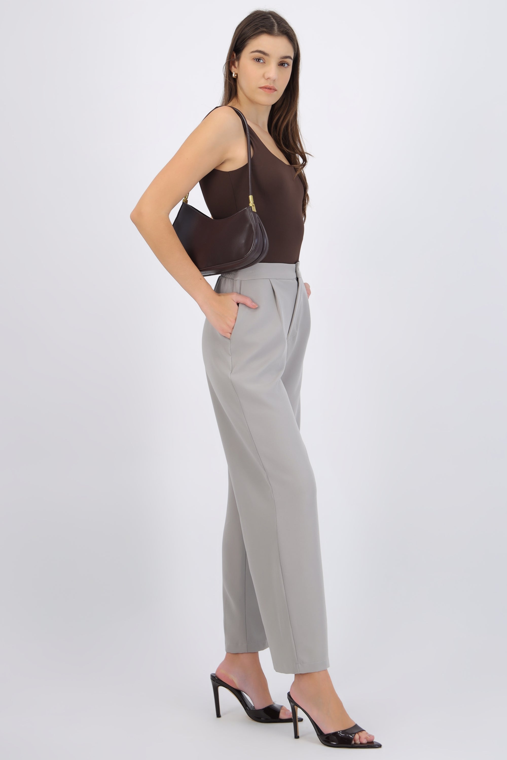 Pantalón wide leg básico