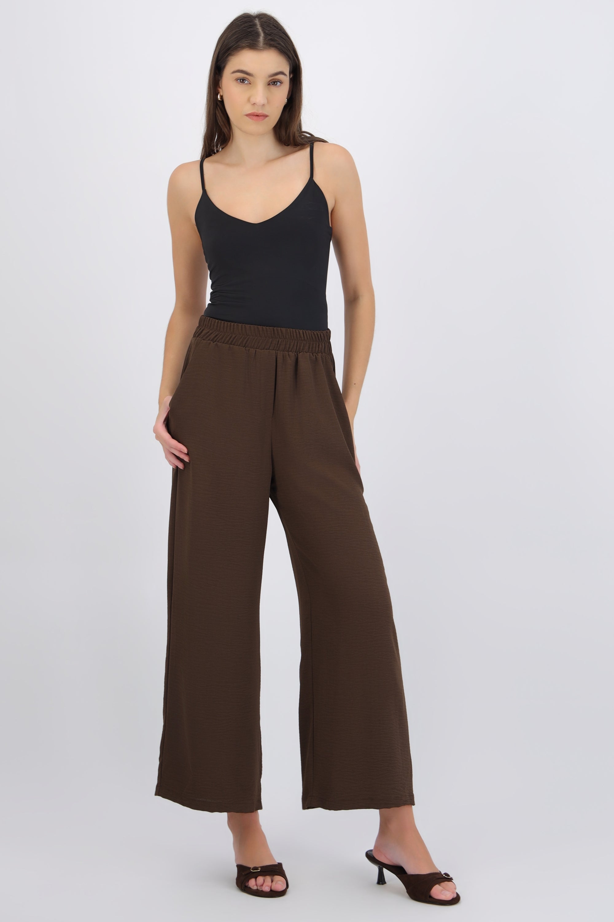 Pantalón básico pretina elastica