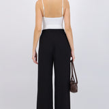 Pantalón básico pretina elastica