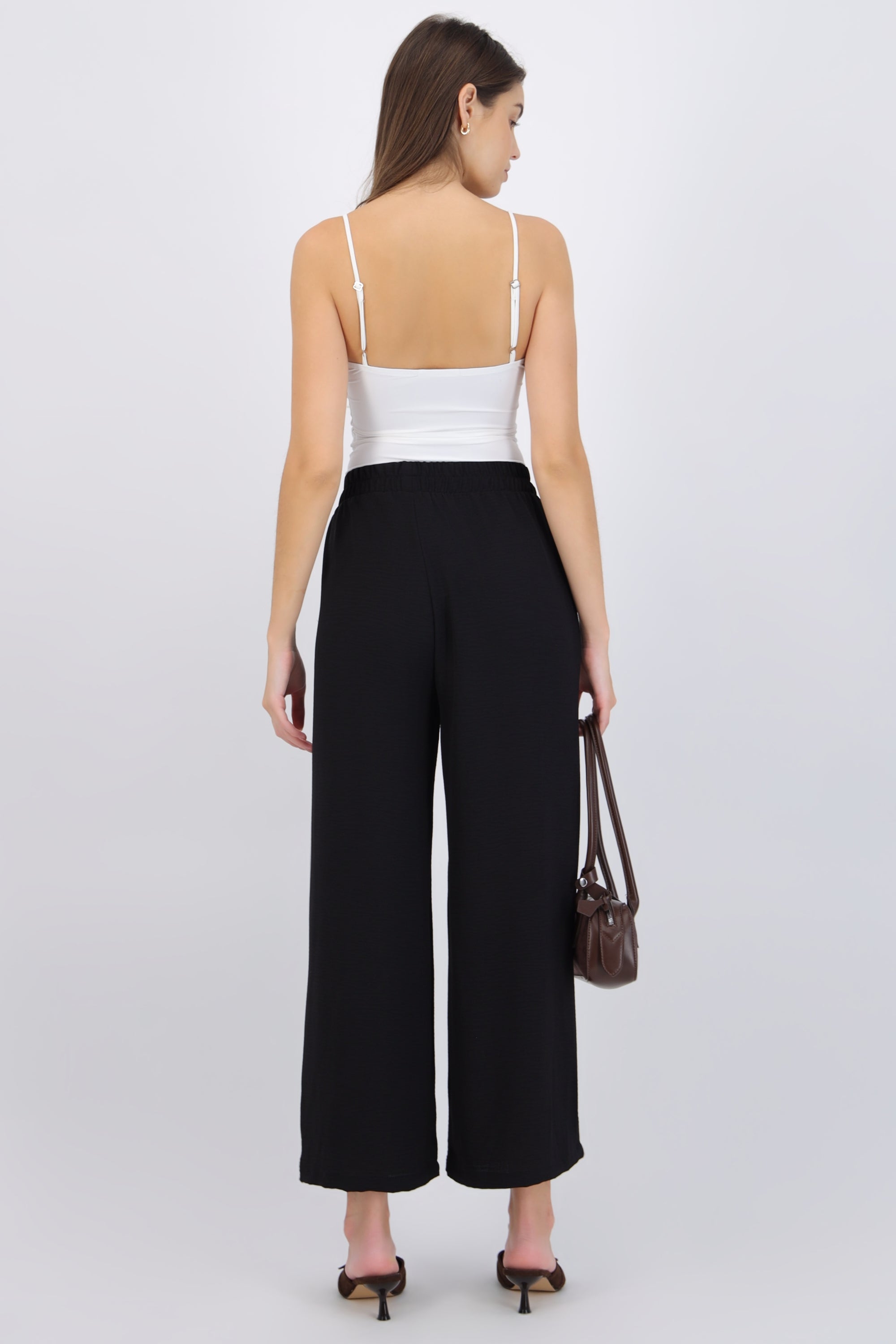 Pantalón básico pretina elastica