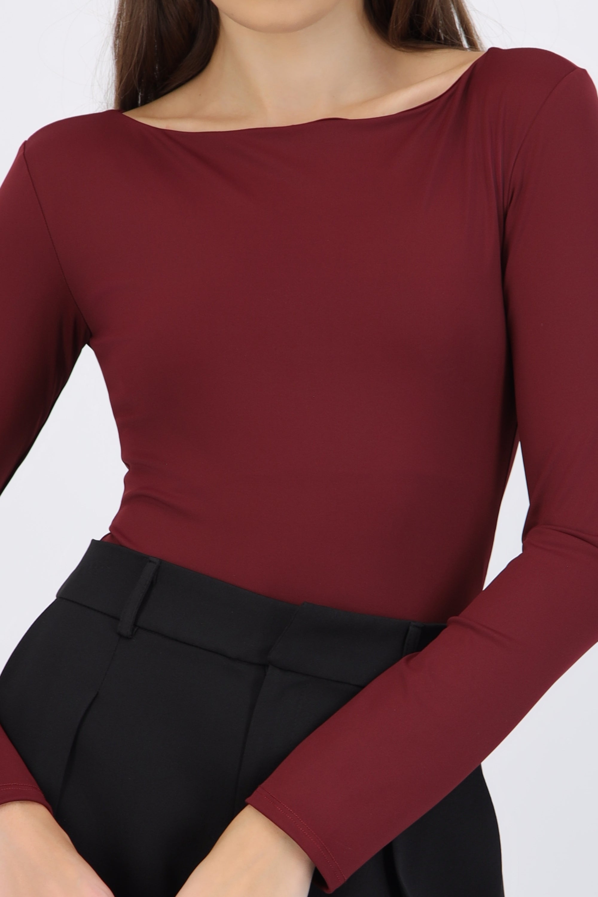 Bodysuit básico manga larga
