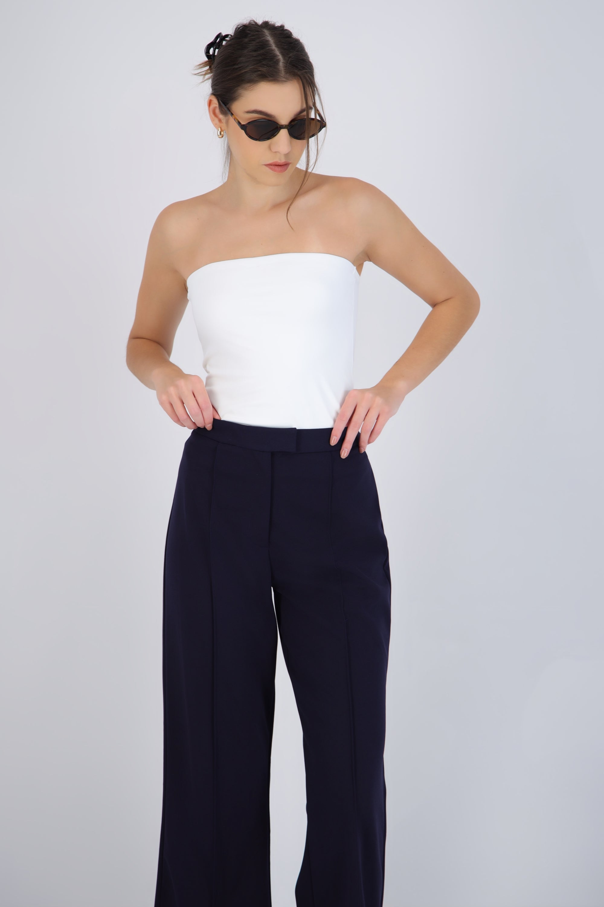 Top tubo básico strapless