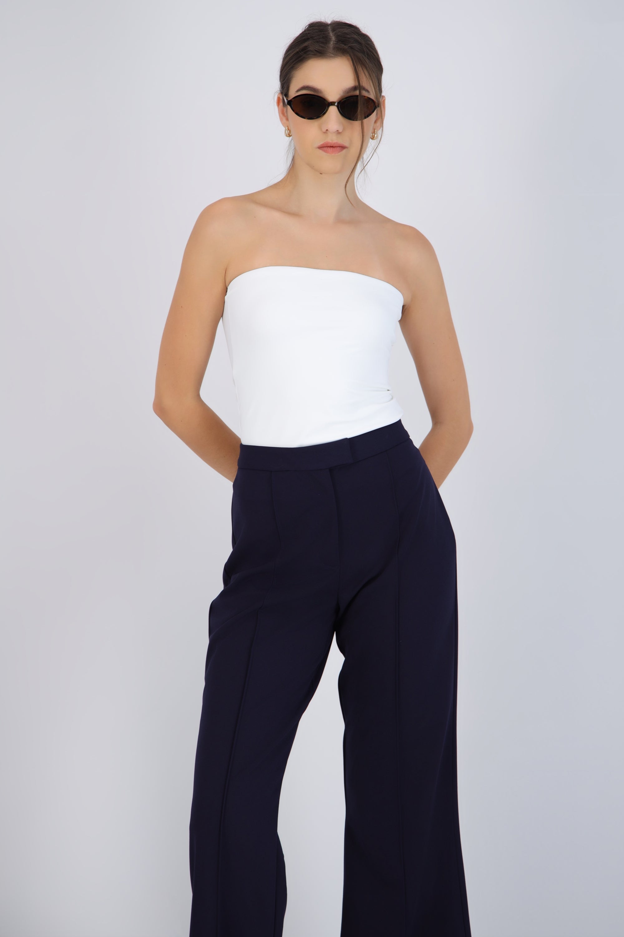 Top tubo básico strapless