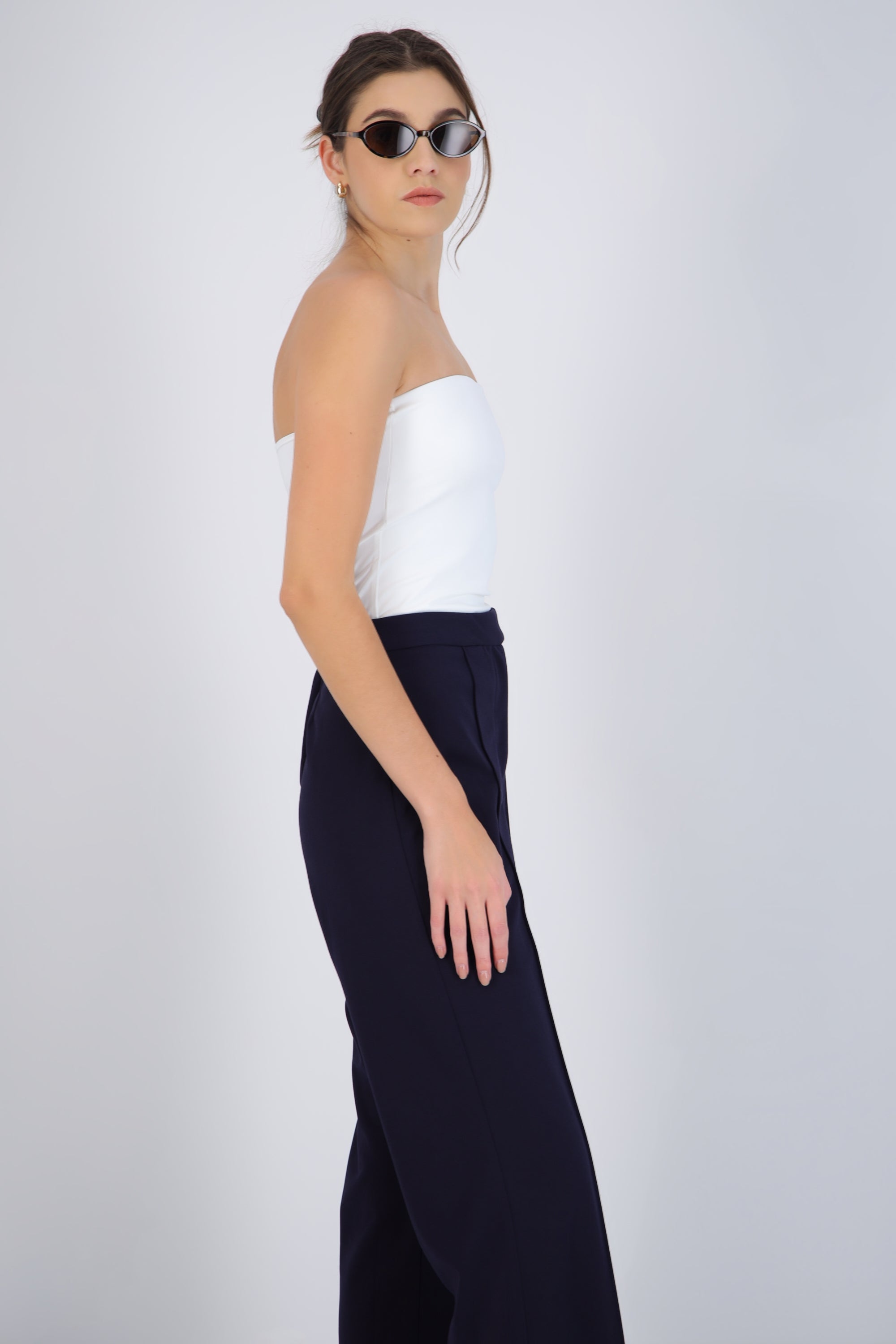 Top tubo básico strapless