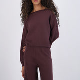 Sueter liso cuello barco