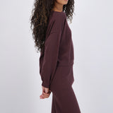 Sueter liso cuello barco