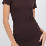 Vestido mini detalle encaje