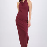Vestido cuello halter