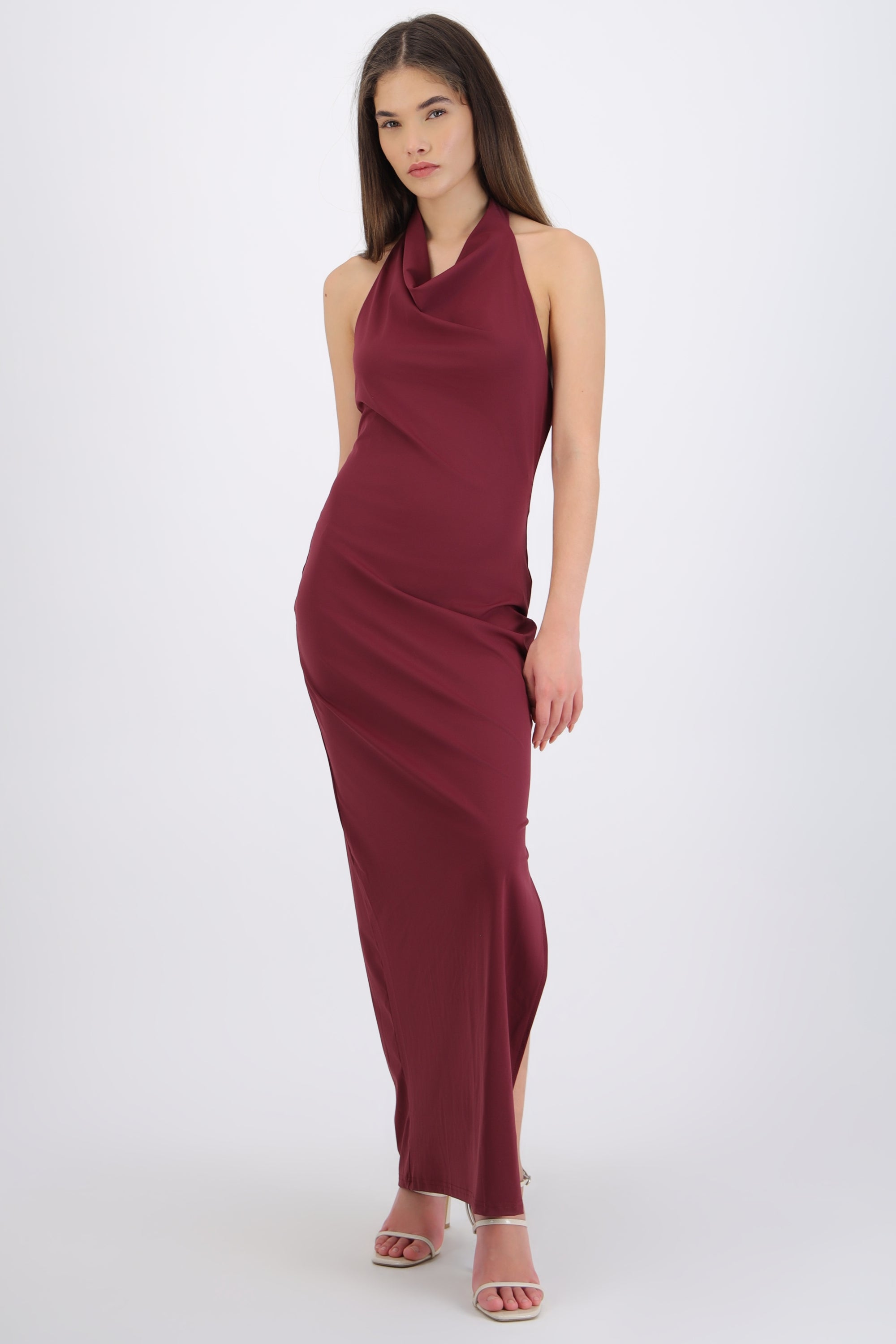 Vestido cuello halter