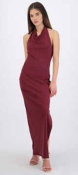 Vestido cuello halter