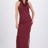Vestido cuello halter