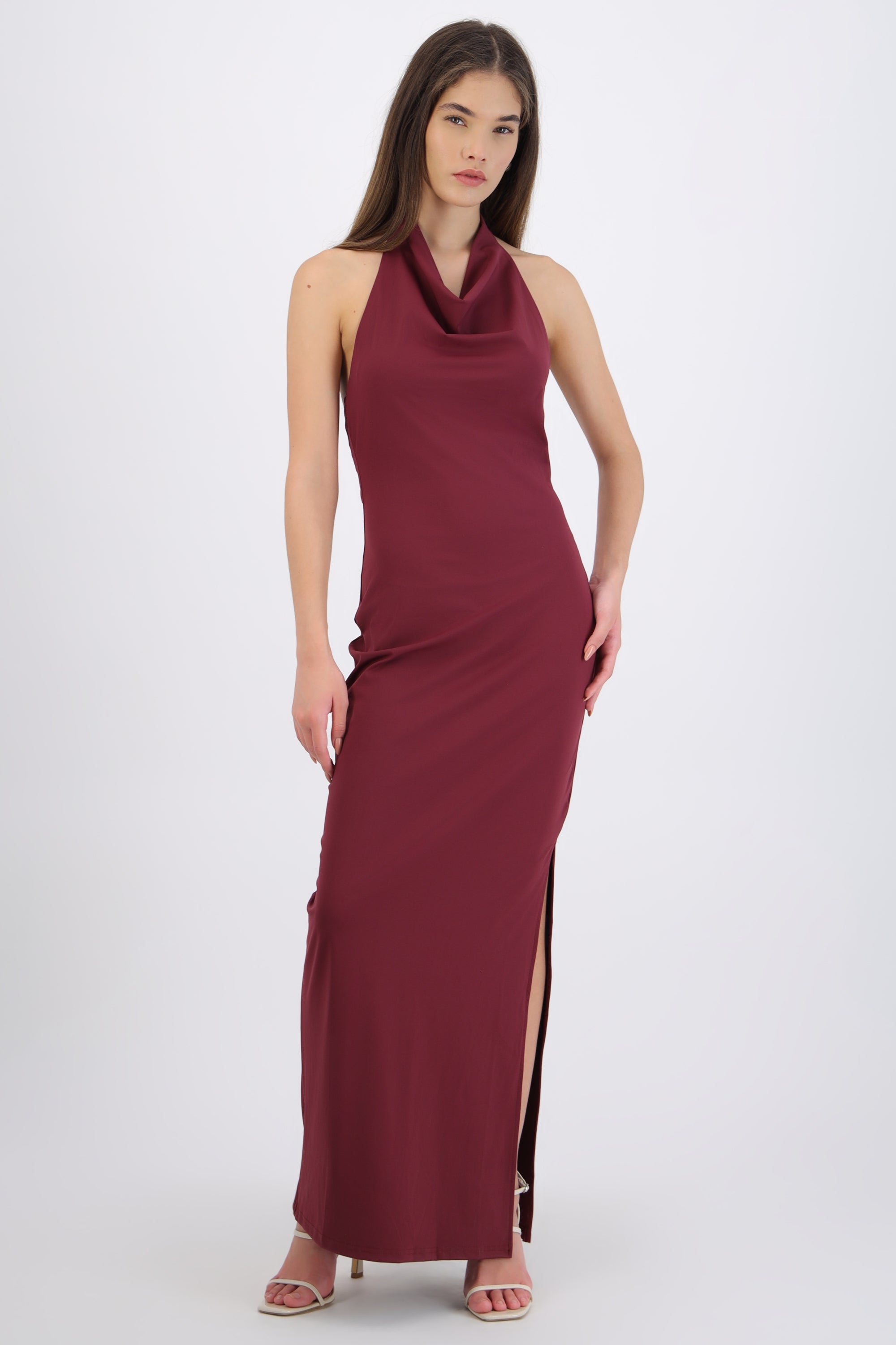 Vestido cuello halter