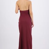 Vestido cuello halter