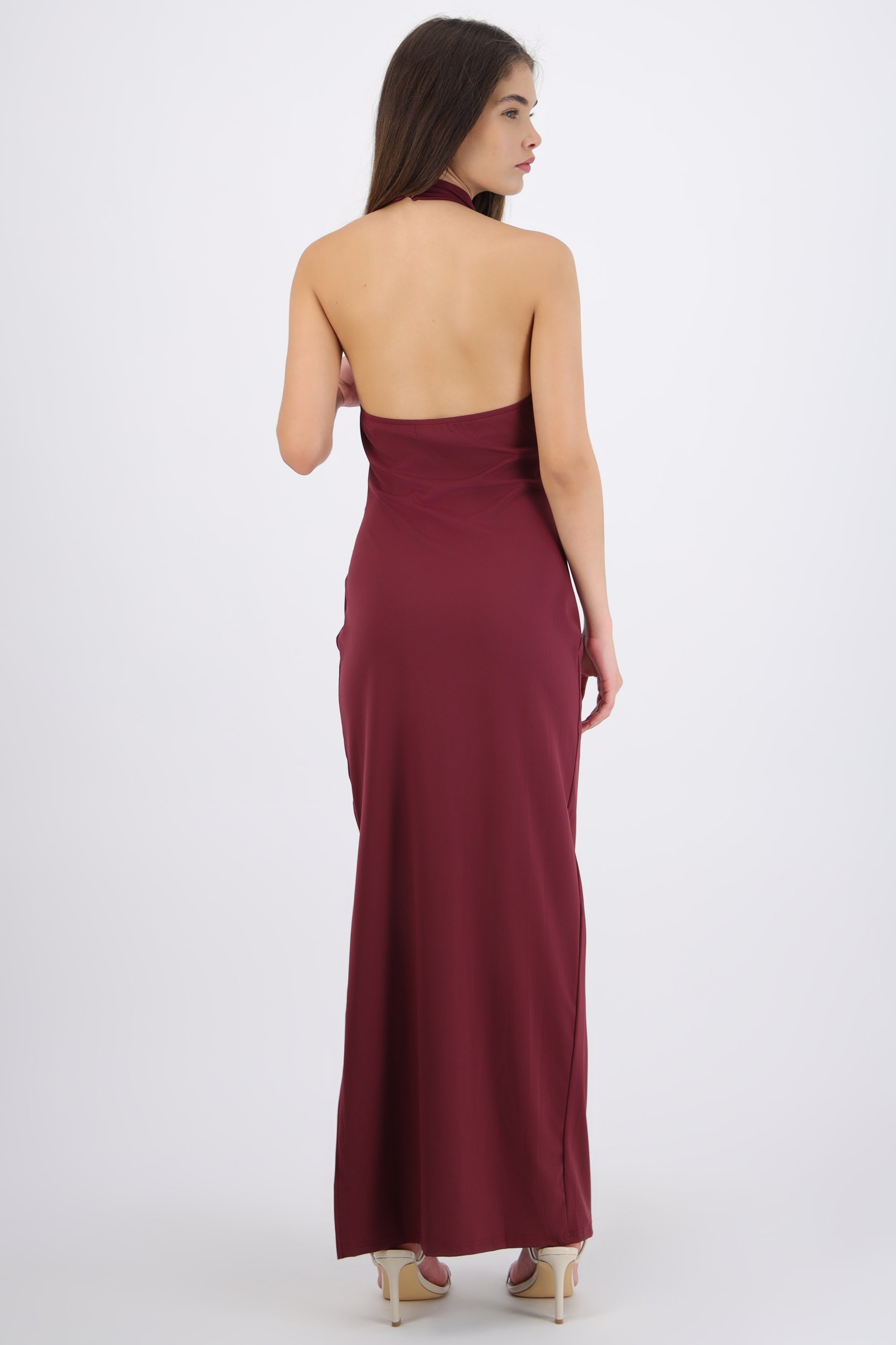 Vestido cuello halter