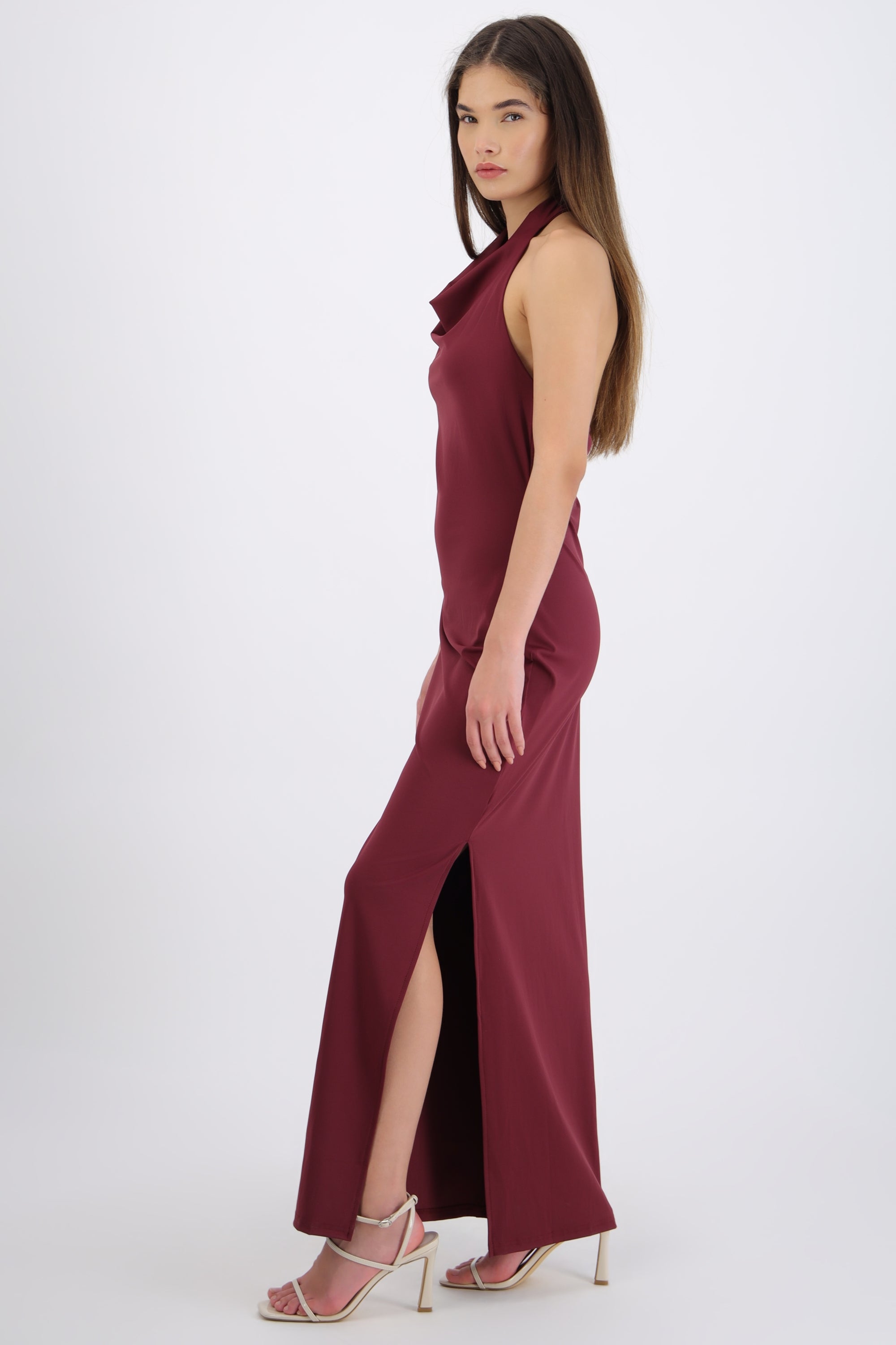 Vestido cuello halter