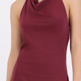Vestido cuello halter