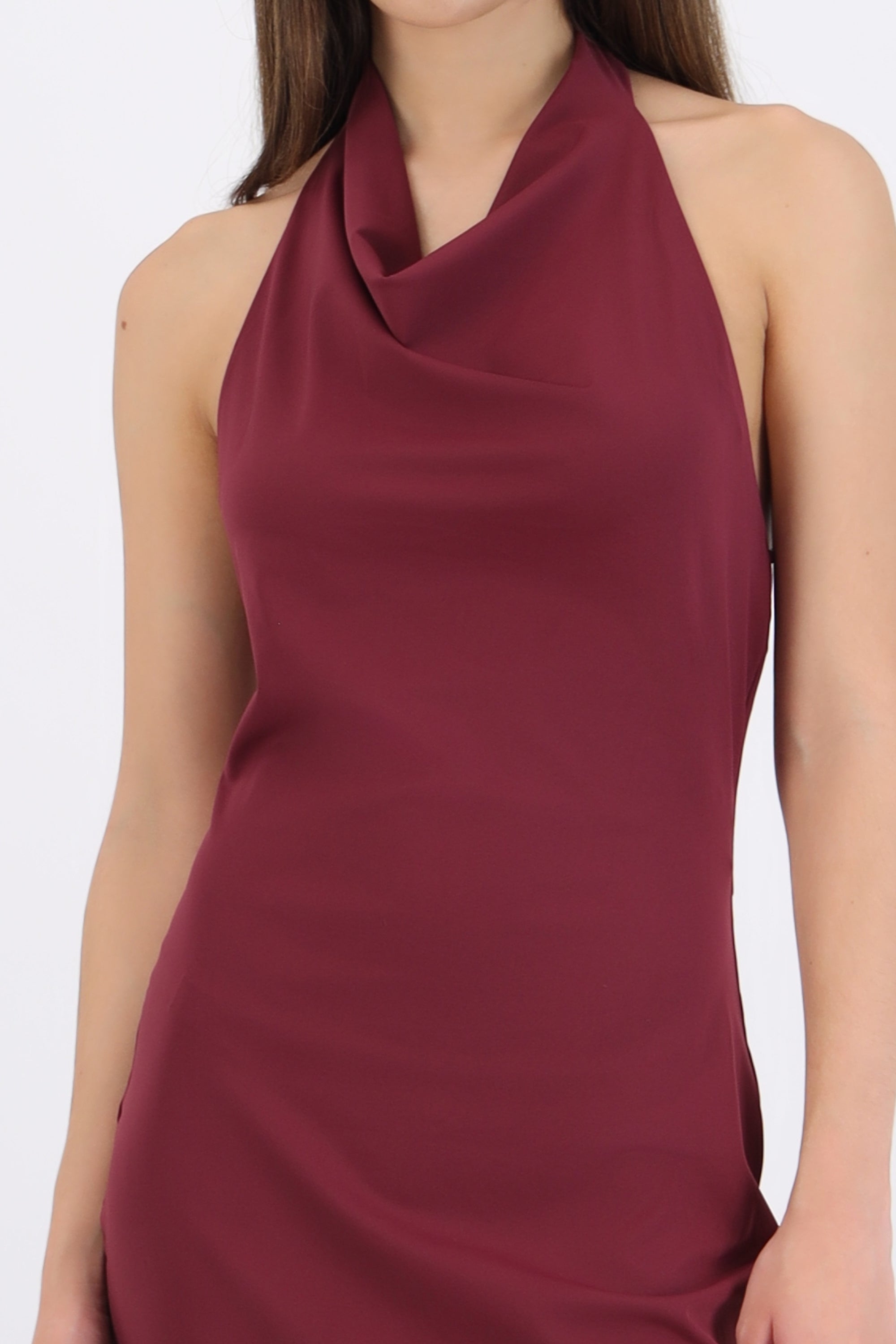 Vestido cuello halter