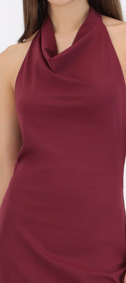 Vestido cuello halter