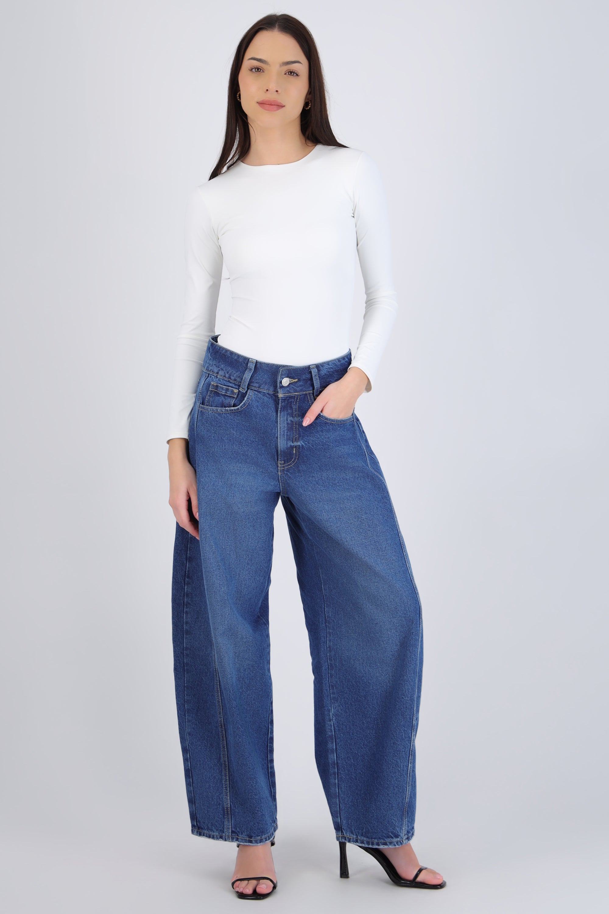 Jeans barrel amplios