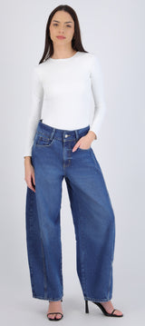 Jeans barrel amplios