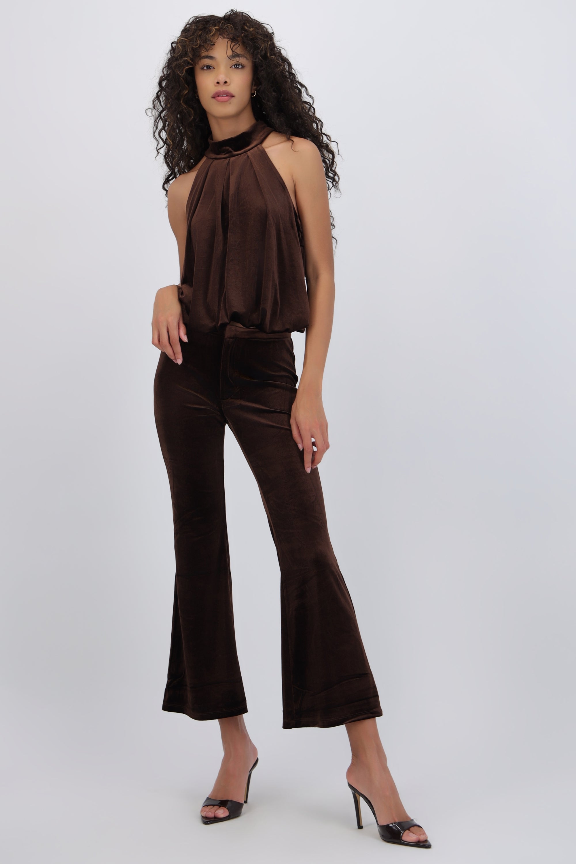Pantalon amplio velvet