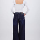Jeans cropped dobladillo