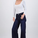 Jeans cropped dobladillo