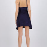 Vestido brillos halter