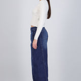 Jeans wide leg amplios