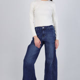 Jeans wide leg amplios