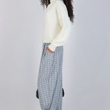 Pantalon globo cuadros