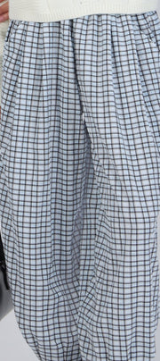 Pantalon globo cuadros