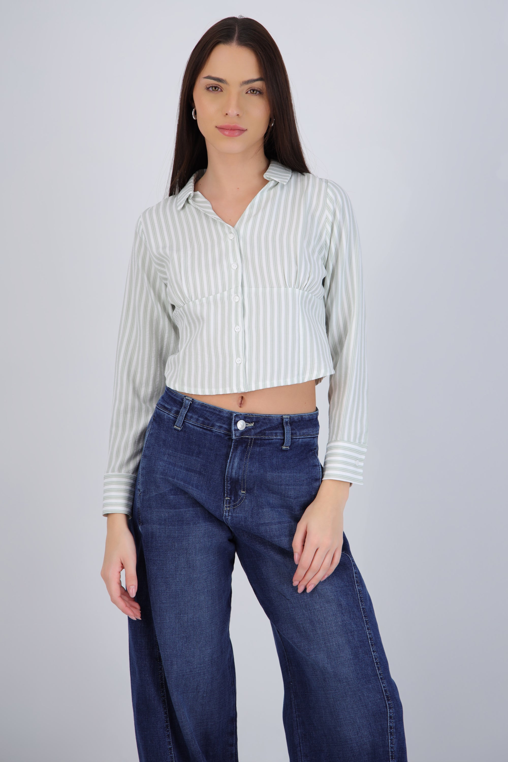 Camisa corte rayas