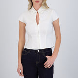Camisa ajustada cut out