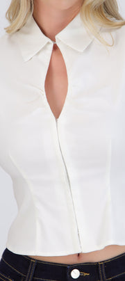 Camisa ajustada cut out